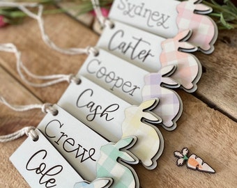 Engraved Easter Basket Tag