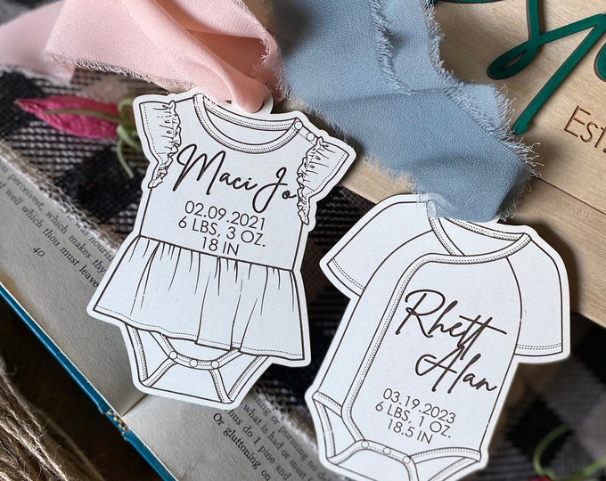 Personalized Birth Stats Ornament