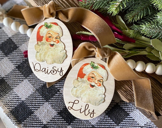 Santa Claus Name Ornament