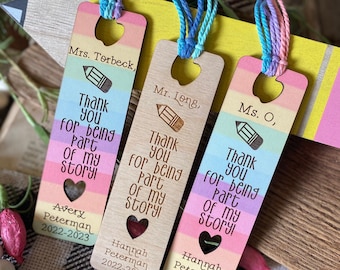 Personalized Teacher Bookmark