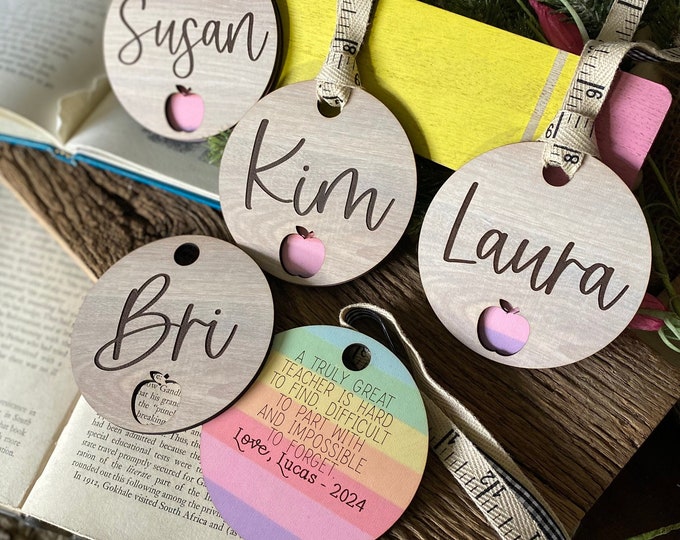 Teacher Appreciation Keychain or Ornament