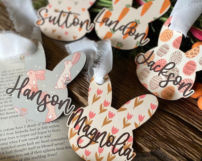 Engraved Easter Basket Tag