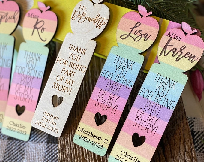 Teacher Bookmark + Teacher Appreciation Gift