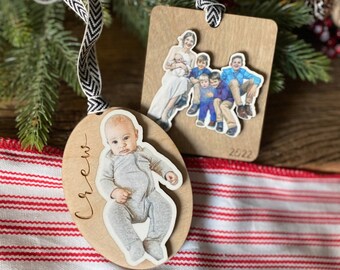 "Vintage" Family Picture Ornament