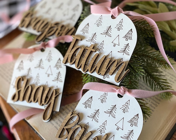 Christmas Tree Ornament + Stocking Tag