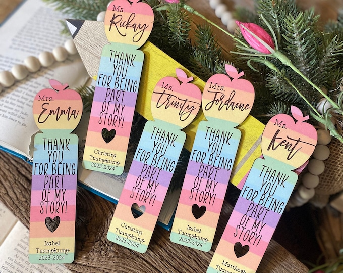 Teacher Bookmark + Teacher Appreciation Gift