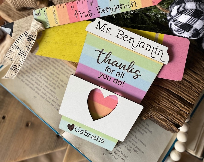 Teacher Gift Card Holder + Ornament