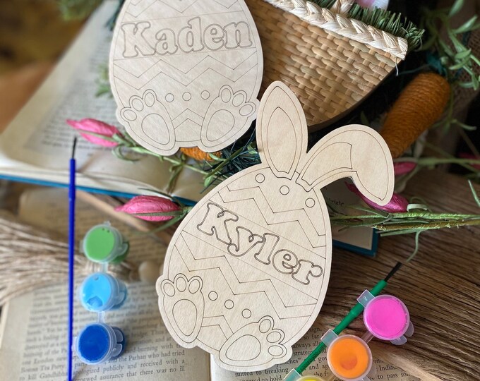 DIY Personalized Easter Craft