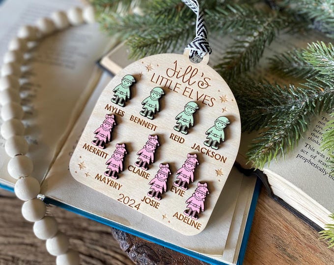 Elf Family Ornament