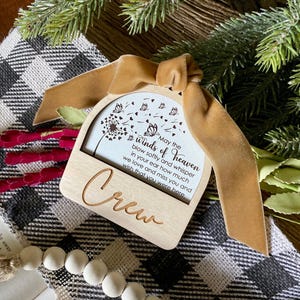 Christmas in Heaven Ornament, Christmas without you ornament, In Loving Memory, Memorial Ornament, Memorial Gift, Remembrance Gift, Sympathy