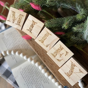Wood Block Name Letters, Wood Name Sign, Baby Name Sign, Engraved Block Letters, Baby Name Blocks, Name Reveal Blocks, Baby Shower Gift