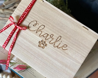Pet Keepsake Wood Box
