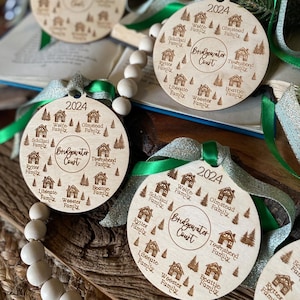 Neighbor Ornament, Culdesac Ornament, Gift for Neighbor, Christmas Ornament for Neighbor, New Homeowner Gift, Housewarming Ornament