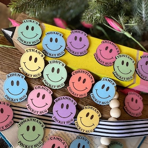 Pocket Hug Token, Back to School Pocket Token, First Day Jitters Pocket Hug, First Day of School Pocket Token, 1st Day of School Pocket Hug