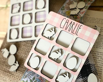 Personalized Easter Tic Tac Toe