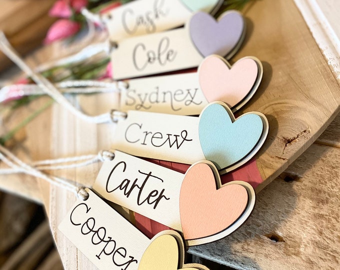 Heart Name Tag