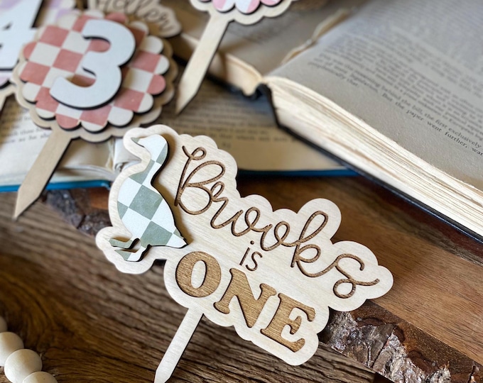 Personalized Cake Topper