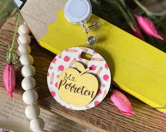 Personalized Teacher Keychain