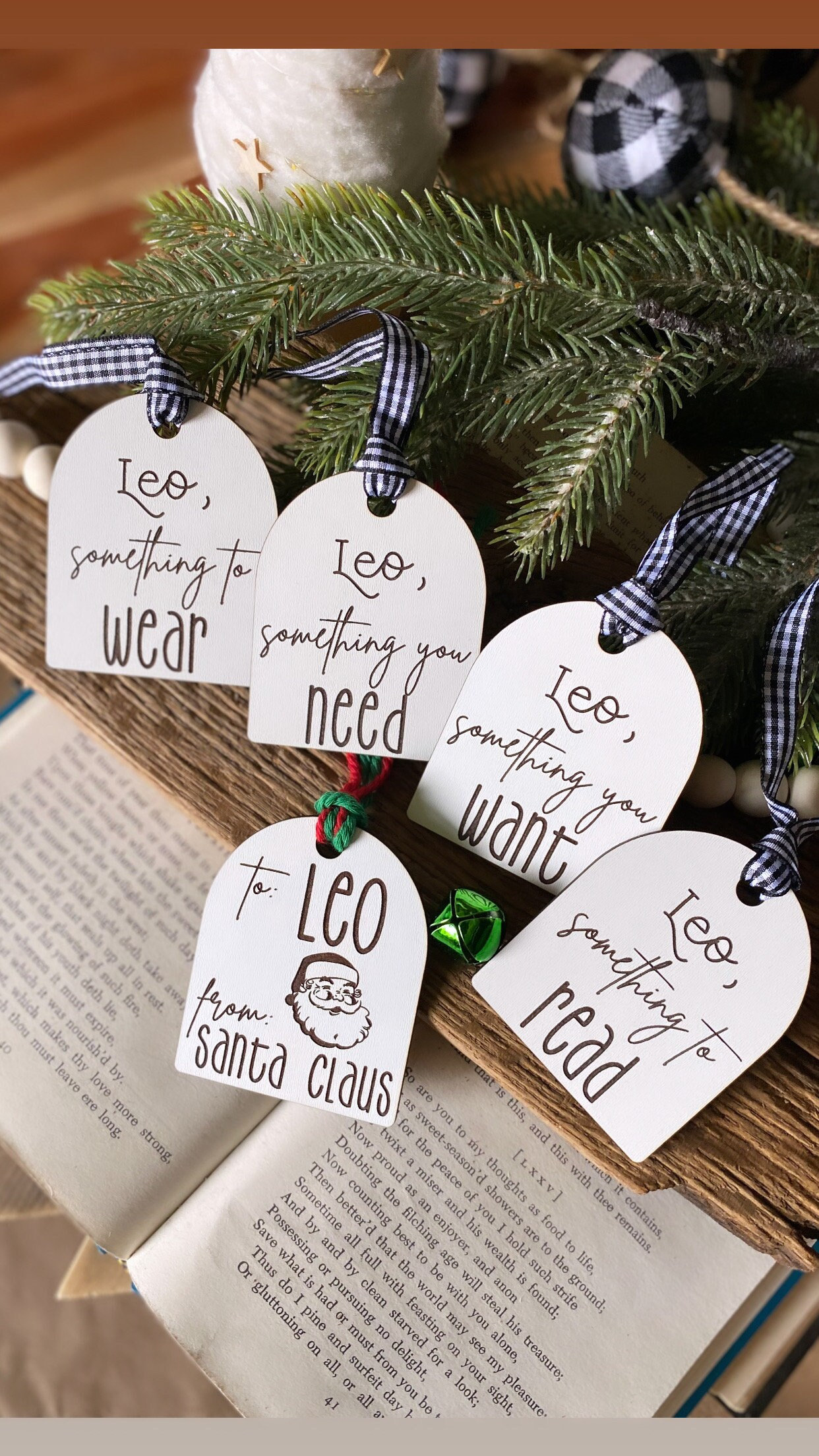 Something You Want Need Wear Read Gift Tags, Reusable Christmas Present Gift  Tag, Christmas Gift Wrapping Accessories, Gift Tag Ornament 