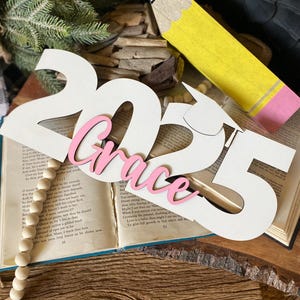 2025 Grad Sign, Graduation Gifts For Her Grad Name Sign 2025 2026 Graduation Decorations Custom Kid Name Sign For Graduation Gift For Him