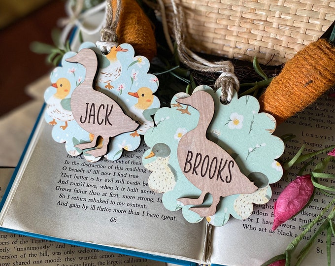 Engraved Easter Basket Tag