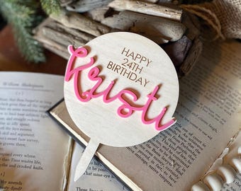 Personalized Cake Topper