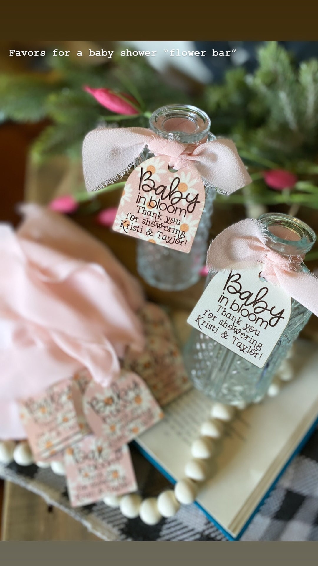 Baby In Bloom Sign Baby Shower Seed Packet Favors|Baby In Bloom