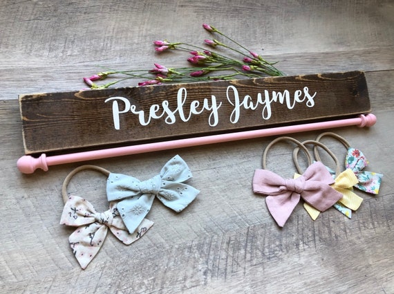 baby girl hair bow holder