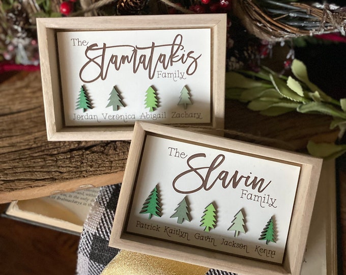 Family Tree Sign + Ornament