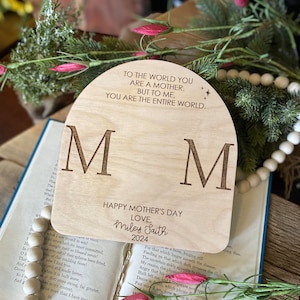 Mothers Day DIY Sign, Gift for Mom, Mothers Day Gift, Personalized Mothers Day Gift, New Mom Gift, Baby Handprint Sign