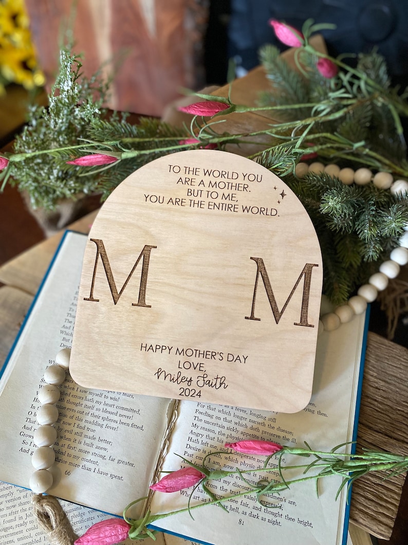 Mothers Day DIY Sign, Gift for Mom, Mothers Day Gift, Personalized Mothers Day Gift, New Mom Gift, Baby Handprint Sign