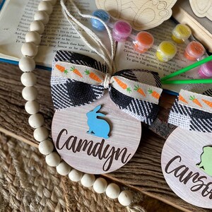 Personalized Gift Tag, Easter Basket Tag, Easter Day Gift Tag, Stocking Name Tag, Gift Name Tag, Personalized Gift, Keepsake Ornament