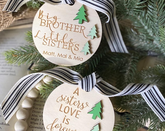 Big + Little Ornament