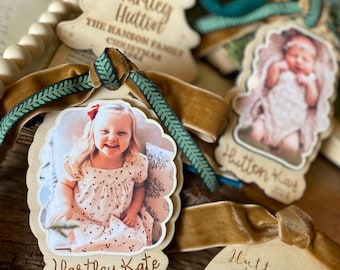 Baby's First Ornament - Birth Stats Ornament
