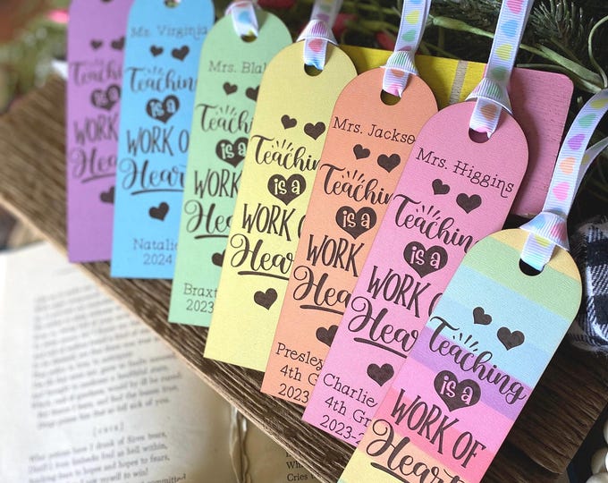 Teacher Bookmark + Teacher Appreciation Gift