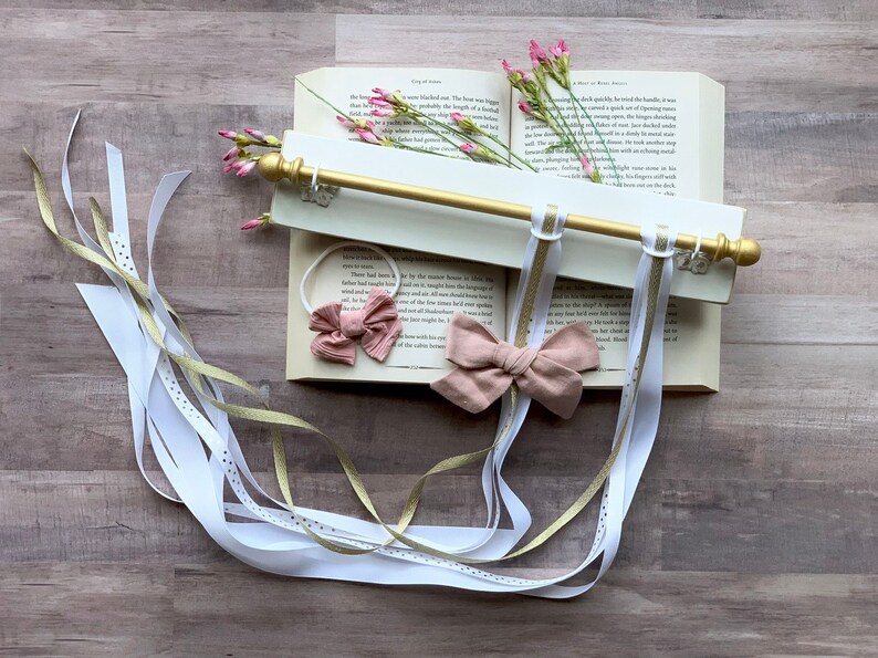 Ribbon Bow Holders Baby Girl Nursery Hair Bow Holder Hair Etsy