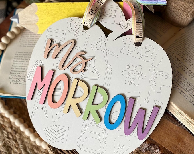Teacher Door Hanger Sign