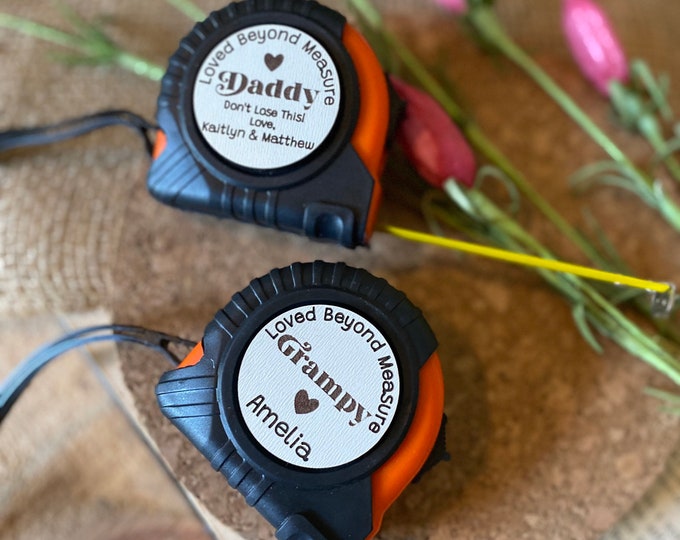 Personalized Father's Day Tape Measure