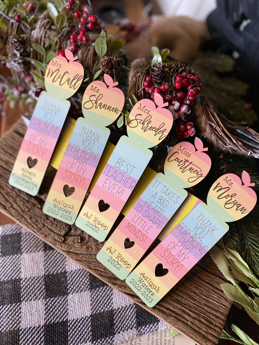 Teacher Bookmark Teacher Appreciation Gift Teacher Gift - Etsy