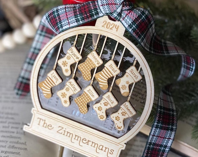 Family Stocking Ornament