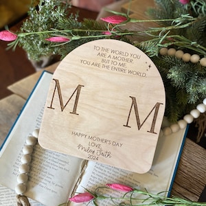 Mothers Day DIY Sign, Gift for Mom, Mothers Day Gift, Personalized Mothers Day Gift, New Mom Gift, Baby Handprint Sign