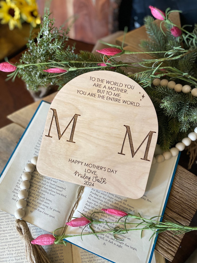 Mothers Day DIY Sign, Gift for Mom, Mothers Day Gift, Personalized Mothers Day Gift, New Mom Gift, Baby Handprint Sign