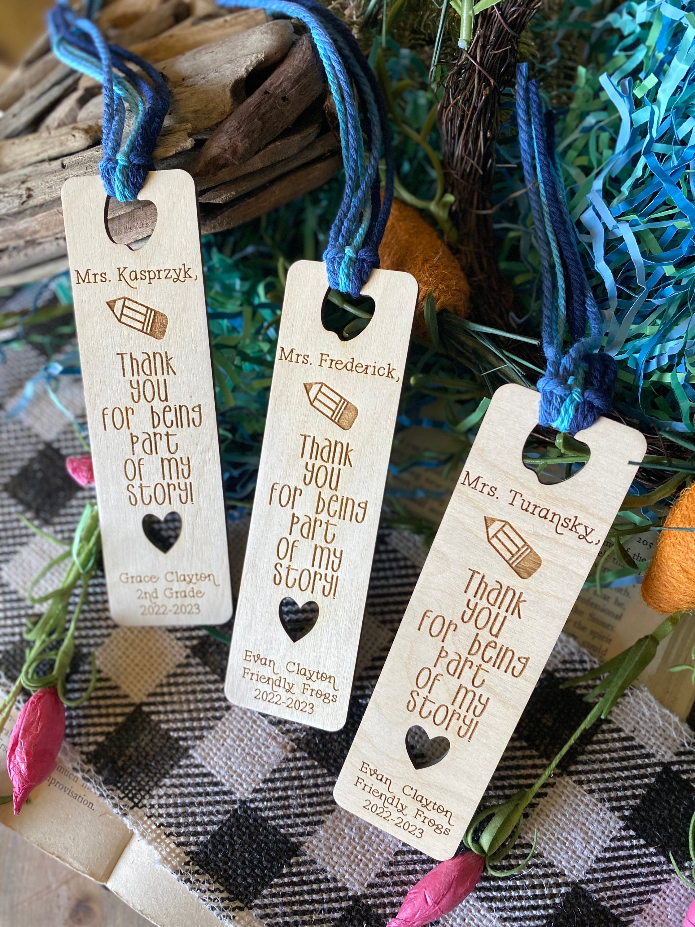 Must-Have Personalized Wooden Bookmarks - By Grace Through Faith