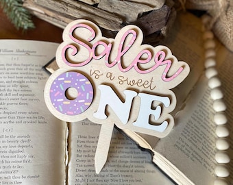 Sweet One Birthday Cake Topper