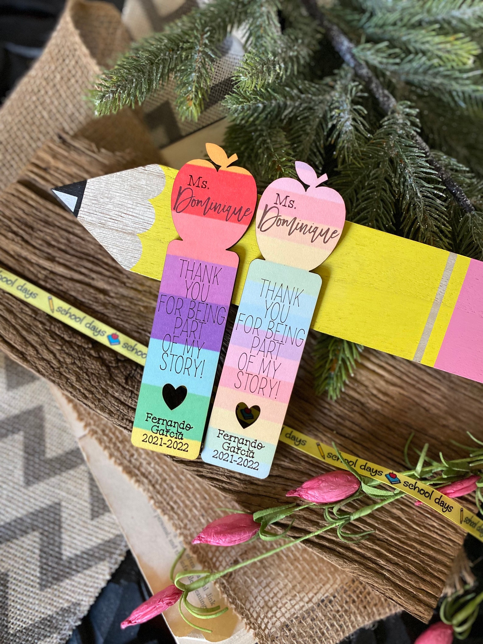 Teacher Bookmark Teacher Appreciation Gift Teacher Gift Etsy