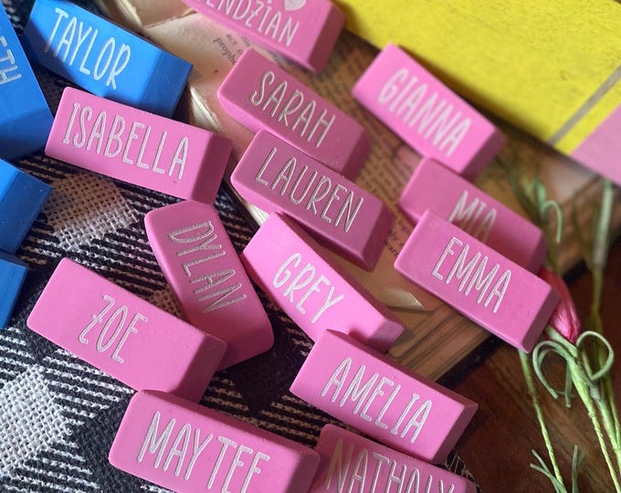 Personalized Erasers