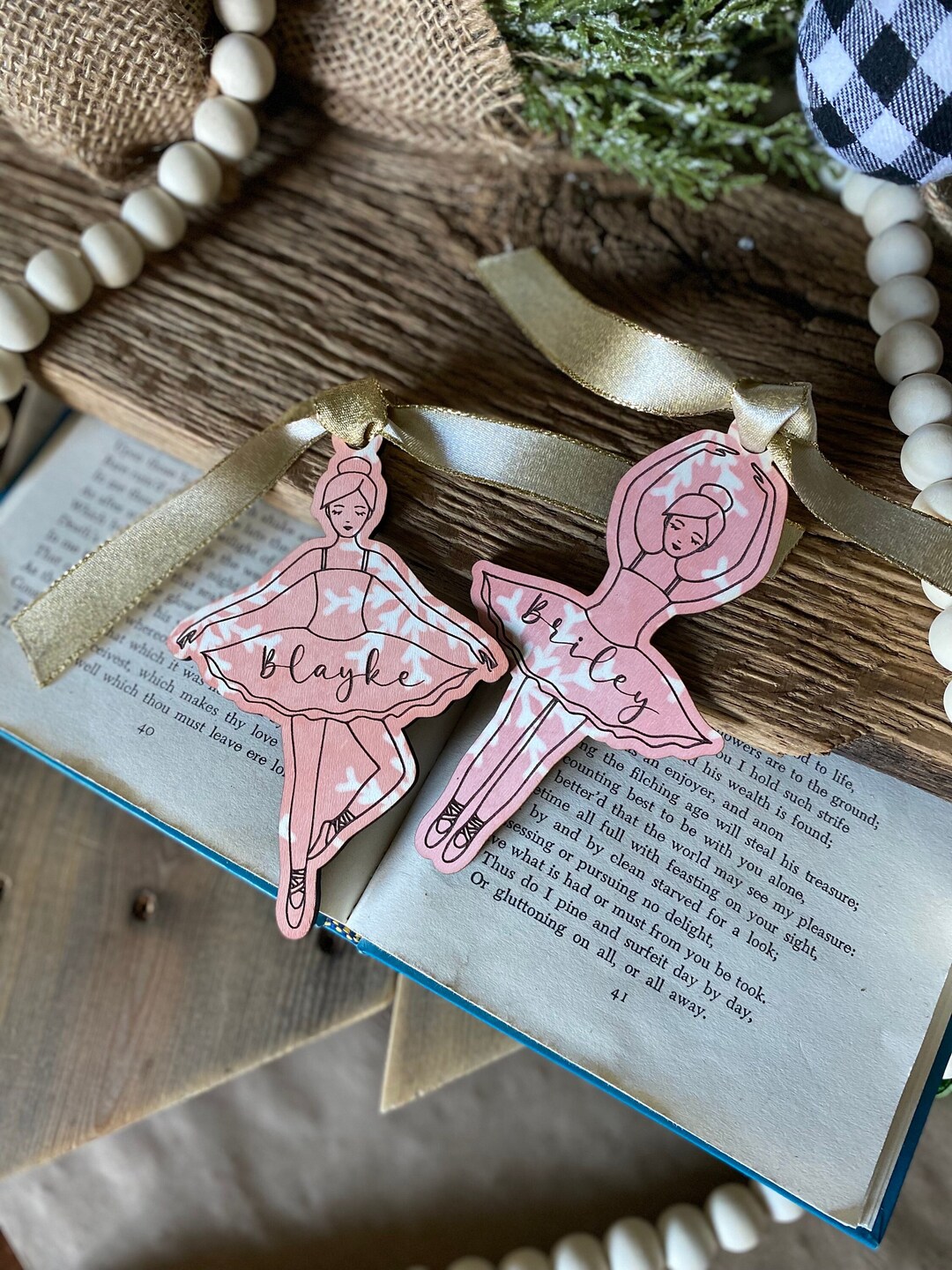 Ballerina Ornament Dance Ornament Ballet Ornament Girl Etsy