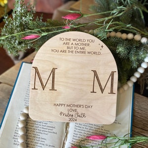 Mothers Day DIY Sign, Gift for Mom, Mothers Day Gift, Personalized Mothers Day Gift, New Mom Gift, Baby Handprint Sign