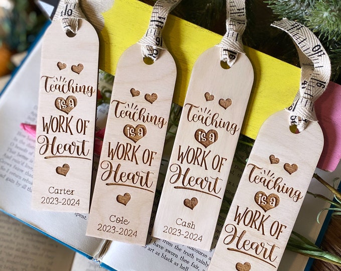 Teacher Appreciation Bookmark Keepsake