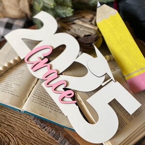 2025 Grad Sign, Graduation Gifts For Her Grad Name Sign 2025 2026 Graduation Decorations Custom Kid Name Sign For Graduation Gift For Him